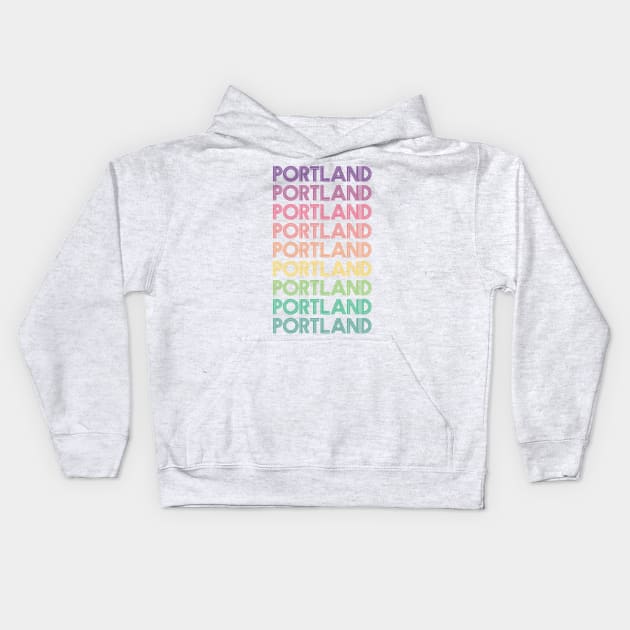 Portland Kids Hoodie by RainbowAndJackson